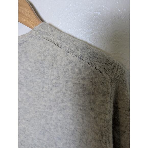 Madewell Alpaca Merino Wool Blend Beige Heather Gray Cardigan Sweater Women XS - Picture 8 of 11